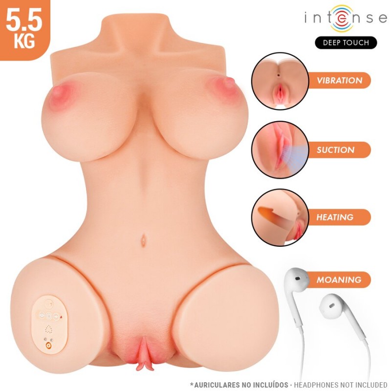 VERO TORSO ANO Y VAGINA SUCCIÓN CALOR VIBRACIÓN Y VOZ