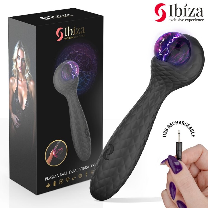 IBIZA VIBRADOR Y ESTIMULADOR ESFERA DE PLASMA