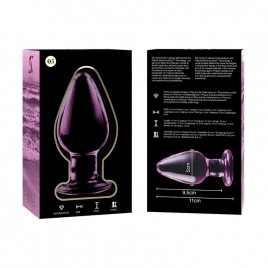 Imagen, plug anal cristal borosilicato Nebula Series Ibiza lujo rosa, online