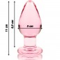 NEBULA SERIES IBIZA PLUG ANAL DE CRISTAL BOROSILICATO 11 CM