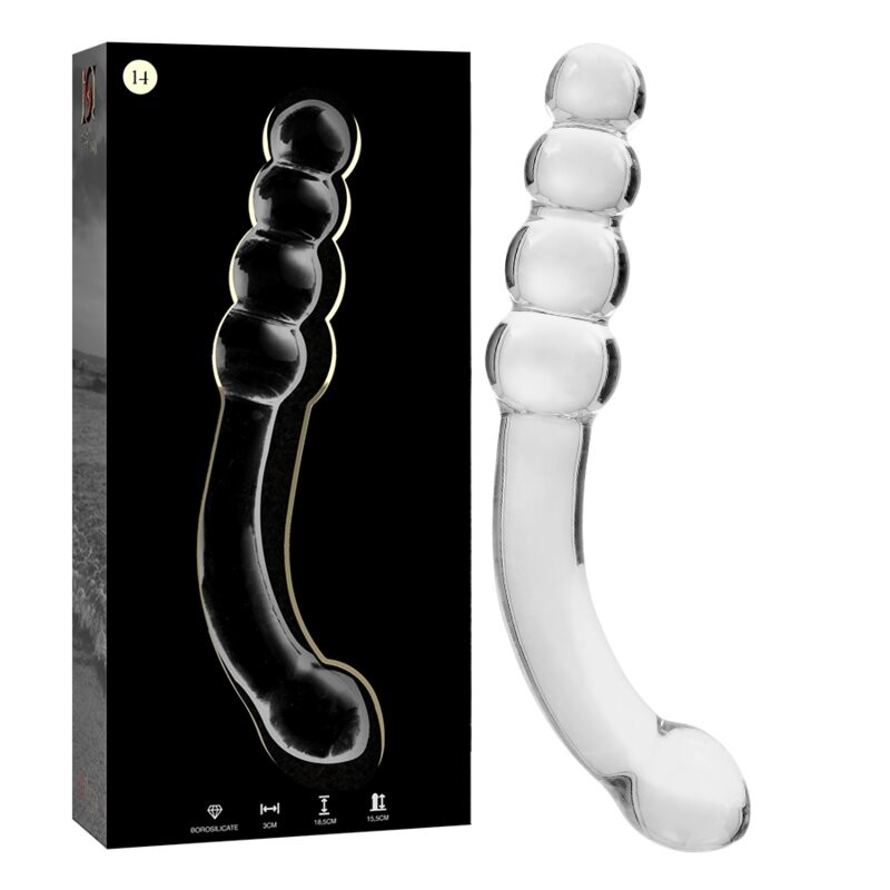 NEBULA SERIES IBIZA DILDO DE CRISTAL BOROSILICATO 18.5 CM