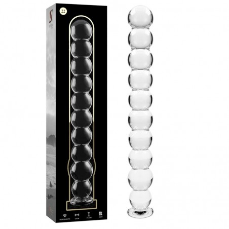 Imagen, dildo de cristal borosilicato Nebula Ibiza 21.5 cm elegante, online