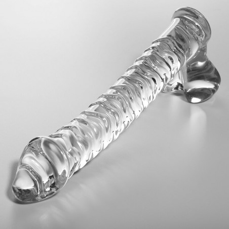 NEBULA SERIES IBIZA DILDO DE CRISTAL CON TESTÍCULOS 21.5 CM