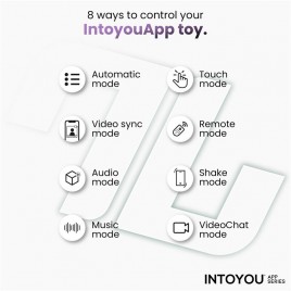 Imagen, estimulador lengua vibrador ergonomico con app control online