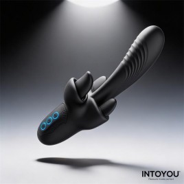 Imagen, vibrador resistente al agua triple lengua y vibración potente, online