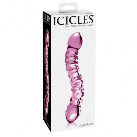 Imagen, masajeador de vidrio doble Icicles N55 punto G P-Spot elegante online