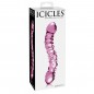 ICICLES N.55 MASAJEADOR DE VIDRIO DOBLE PARA PUNTO G Y P-SPOT