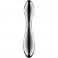 SATISFYER PURE GRAVITY 3 DILDO DE ACERO INOXIDABLE DOBLE USO