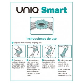 Imagen, preservativos ultra finos sin latex con lubricante uniq smart online