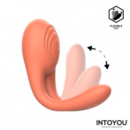 Imagen, vibrador dual flexible para uso en pareja con mando a distancia, online