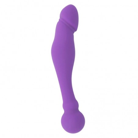 INTENSE SILICONE RICK DUAL LILA MASAJEADOR DOBLE FLEXIBLE
