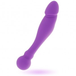 Imagen, masajeador íntimo doble punta silicona lila estimulación online