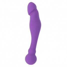 Imagen, juguete sexual dual silicona suave flexible Rick lila online