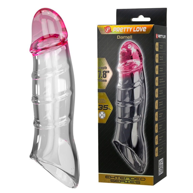 PRETTY LOVE DARNELL FUNDA PARA PENE TRANSPARENTE REALISTA