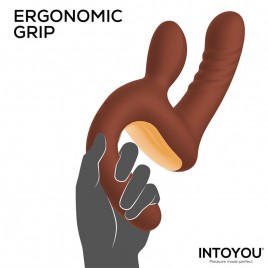 VIBRADOR RABBIT CON THRUSTING INTOYOU MOCCA USB ERGONÓMICO