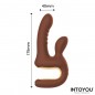 VIBRADOR RABBIT CON THRUSTING INTOYOU MOCCA USB ERGONÓMICO