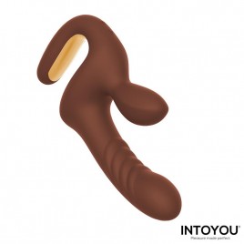 Imagen, vibrador thrusting rabbit recargable USB con 10 modos vibración online