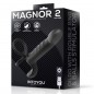 INTOYOU MAGNOR DILDO CON ANILLO DOBLE Y VIBRACIÓN