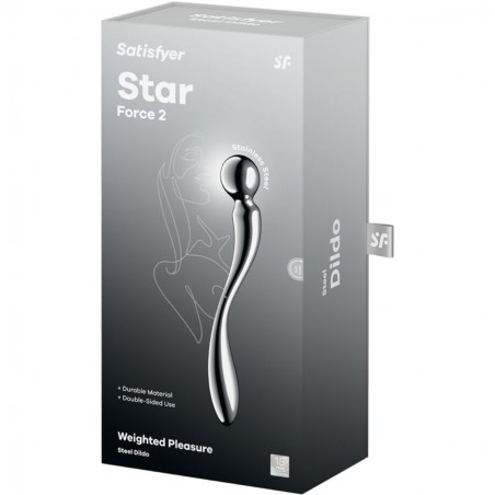 Imagen, dildo acero inoxidable punto G doble uso Satisfyer Star Force 2 online
