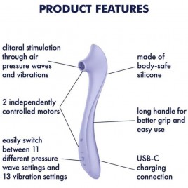 Imagen, vibrador clitoral silencioso air pulse satisfyer facil limpieza online