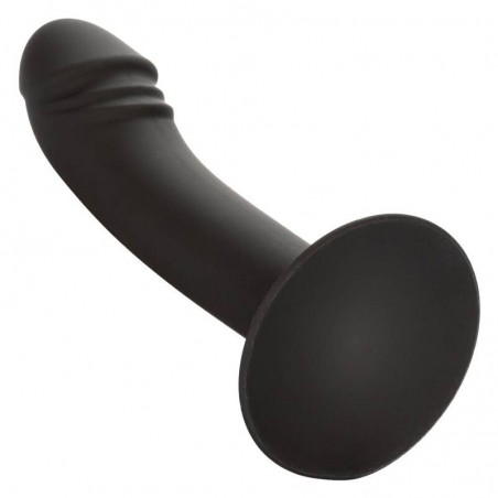 DILDO ANAL CURVADO DE SILICONA CON VENTOSA CALEXOTICS