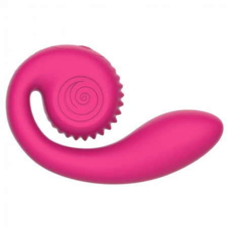 VIBRADOR DUAL PUNTO G Y CLÍTORIS GIZI LITE SNAIL VIBE