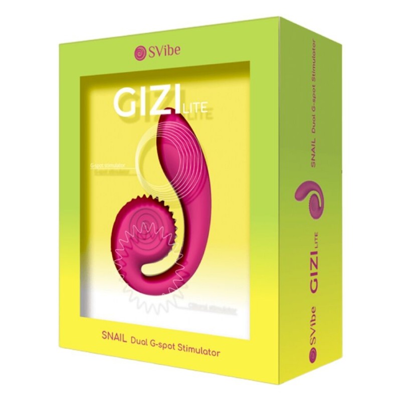 VIBRADOR DUAL PUNTO G Y CLÍTORIS GIZI LITE SNAIL VIBE