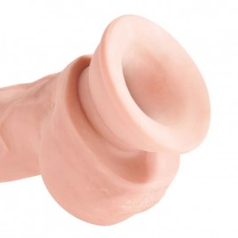 Imagen, dildo con núcleo rígido y exterior suave realista online