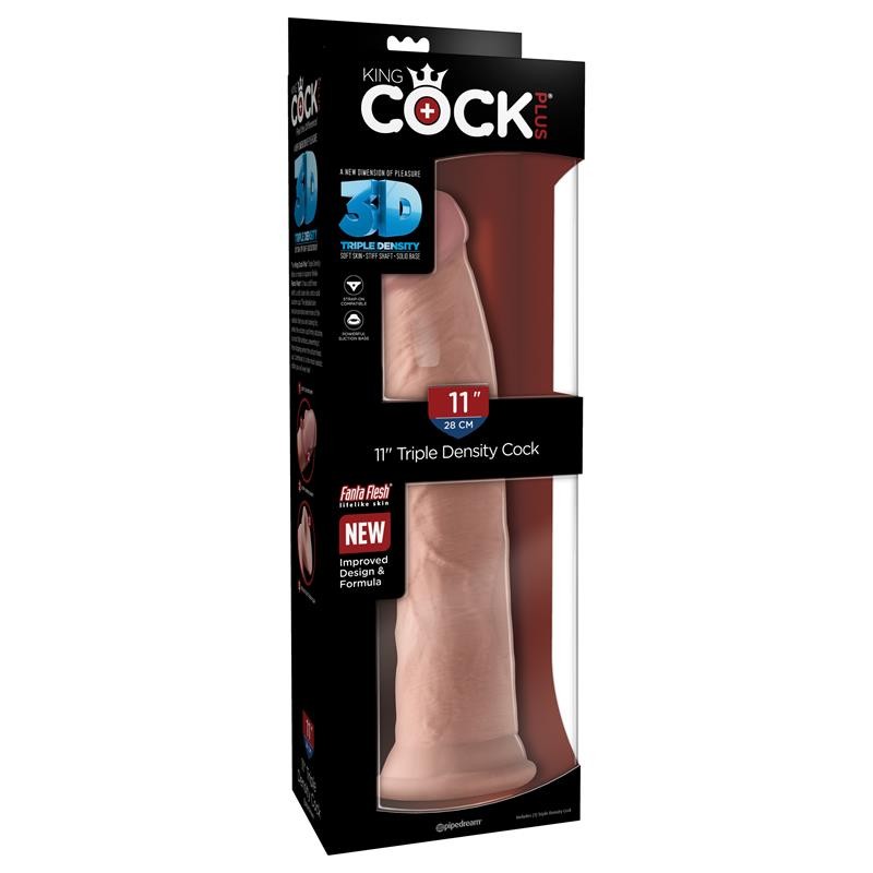 DILDO TRIPLE DENSIDAD 27 CM DILDO TRIPLE DENSIDAD 27 CM