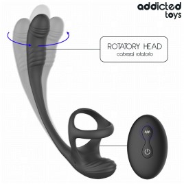 Imagen, plug prostático con waving 360 y anillo pene testículos silicona online