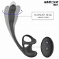PLUG ANAL VIBRACIÓN 360º Y ESTIMULADOR TESTÍCULOS ADDICTED TOYS