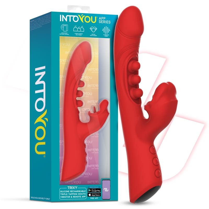 INTOYOU APP SERIES TRIXY VIBRADOR CON APP TAPPING Y BITING