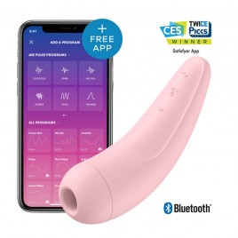 SATISFYER CURVY 2+ SUCCIONADOR CLITORAL CON APP Y VIBRACIÓN
