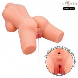 Imagen, masturbador torso doble vagina ano flexible ergonómico multiposición Intense Deep Touch, online