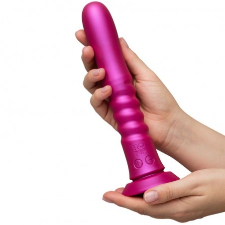 VIBRADOR DE EMPUJE CON VENTOSA ROMP JIGGLE ROSA