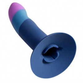Imagen, juguete íntimo arnés con dildo silicona médica tricolor ventosa uso individual pareja ROMP, online