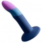 ROMP PICCOLO ARNÉS + DILDO SILICONA TRICOLOR CON VENTOSA 14 CM