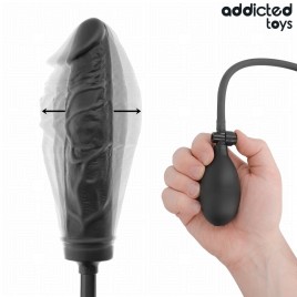 Imagen, consolador inflable ajustable addicted toys silicona premium, online