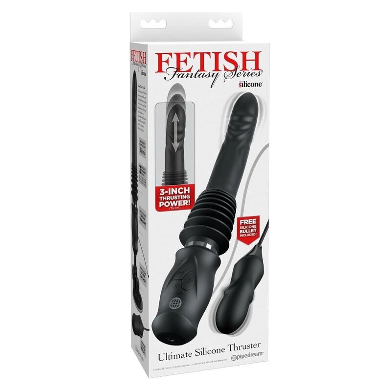 VIBRADOR CON EMPUJE ULTIMATE SILICONE THRUSTER