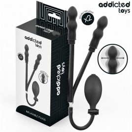 Imagen, plug anal doble inflable Addicted Toys silicona muy suave, online