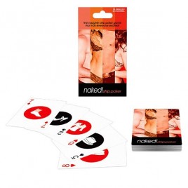 Imagen, baraja erótica Naked Strip Poker, español e inglés para jugar en pareja o en grupo, online