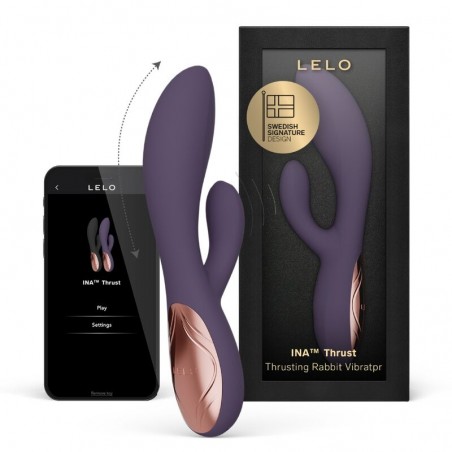 Imagen, LELO INA Thrust vibrador rabbit con empuje, online