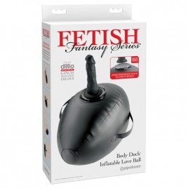 Imagen, silla hinchable Body Dock con dildo negra 41,9 cm, online
