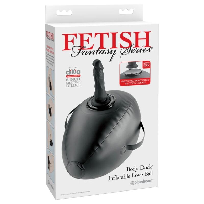 FETISH FANTASY SILLA HINCHABLE BODY DOCK CON DILDO 41,9 CM FETISH FANTASY SILLA HINCHABLE BODY DOCK CON DILDO 41,9 CM