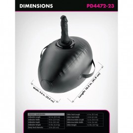 Imagen, Fetish Fantasy silla Body Dock negra hinchable, online