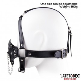 Imagen, LATETOBED BDSM Line arnés facial ajustable con tachuelas, online