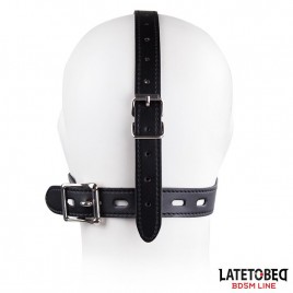 Imagen, arnés BDSM facial LATETOBED con accesorio desmontable, online