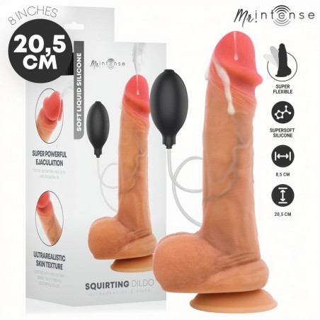 Imagen, dildo eyaculador MR INTENSE Danny de silicona líquida 20,5 cm online