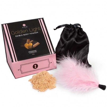 Imagen, Secretplay Golden Light kit polvos comestibles chocolate afrodisiaco online