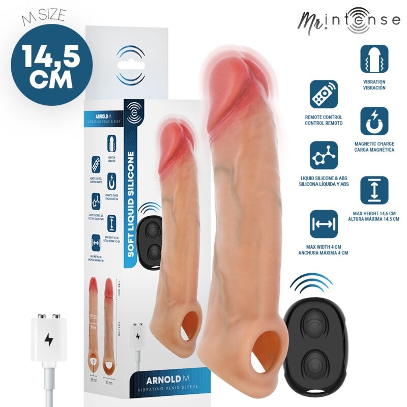 MR INTENSE ARNOLD FUNDA PENE VIBRADORA CONTROL REMOTO
